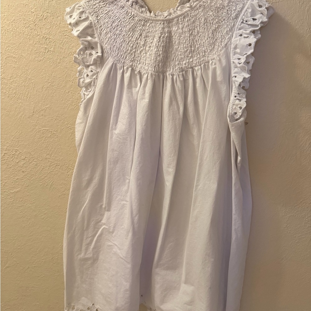 Crown & Ivy White Ruffle Dress